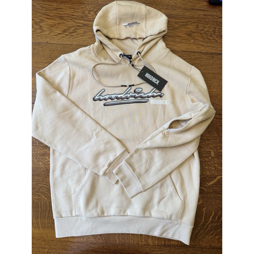 Hoodrich Hoodie "From Nothing To Something" C-2814 Beige Hoodie LARGE